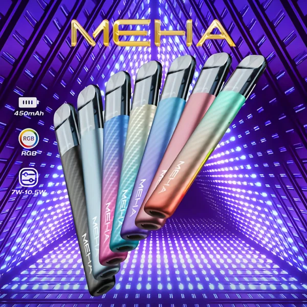 MEHA魅嗨 星耀版五代主機｜三檔調壓450mAh，RGB炫彩，台灣正品現貨快速出貨