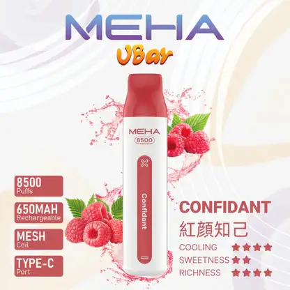 MEHA-8500口-VBar小白條.webp MEHA VBar 魅嗨 8500口拋棄式電子煙|650mAh可充電,水果涼感,台灣正品現貨快速出貨