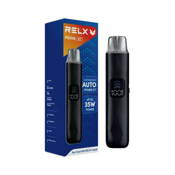 RELX悅刻35W可注油小煙｜1000mAh大電量防漏螢幕，台灣現貨正品安全超取