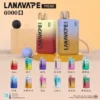LANA 6000口拋棄式電子煙｜Mesh網芯順口8ml快充續航，台灣現貨正品安全超取